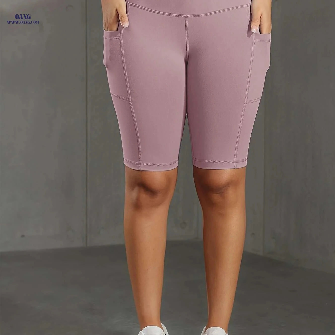 Butt-Lifting High-Waist Shorts - Breathable Tummy Control & Pockets   OAXG 