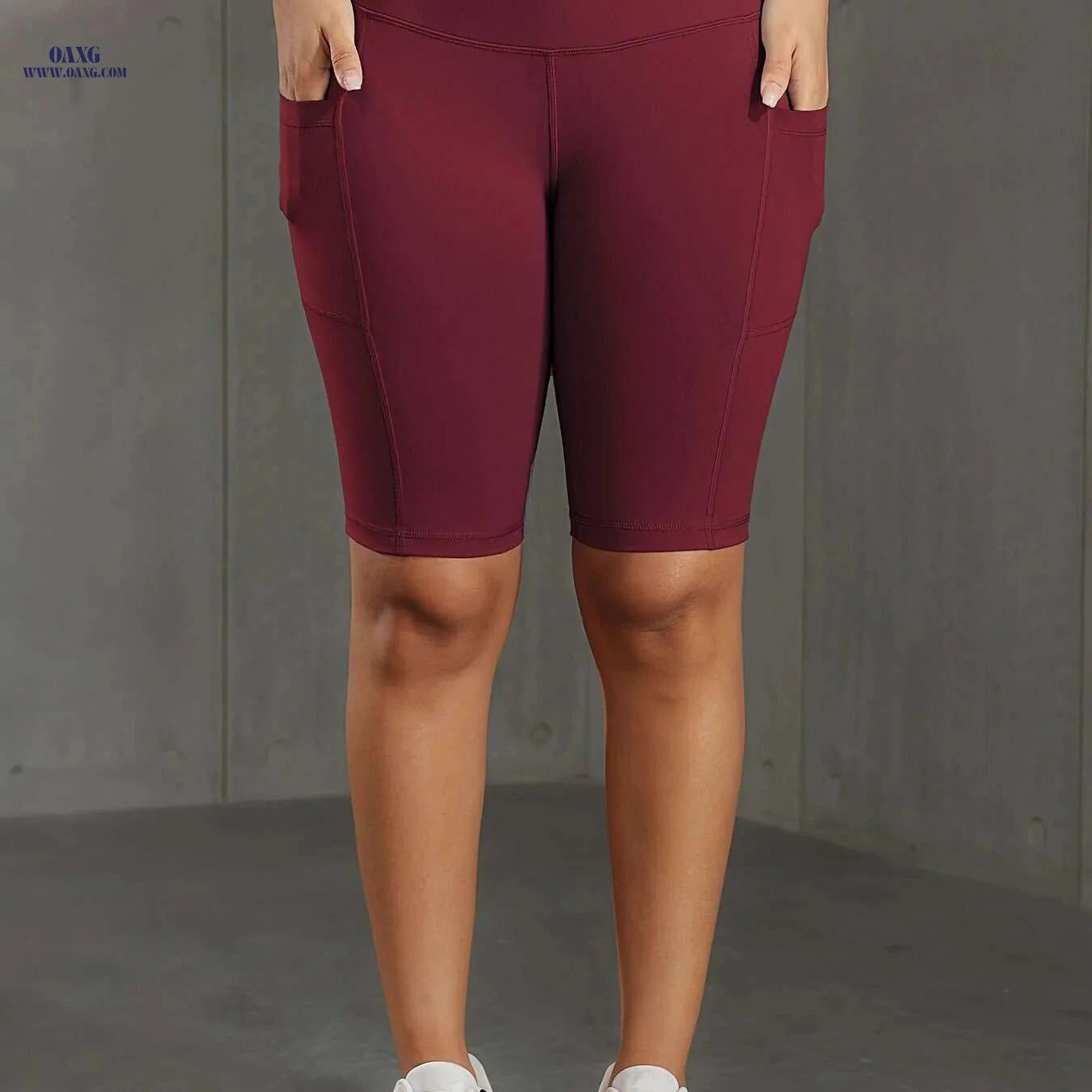 Butt-Lifting High-Waist Shorts - Breathable Tummy Control & Pockets   OAXG 