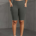 Butt-Lifting High-Waist Shorts - Breathable Tummy Control & Pockets   OAXG Dark Gray / S