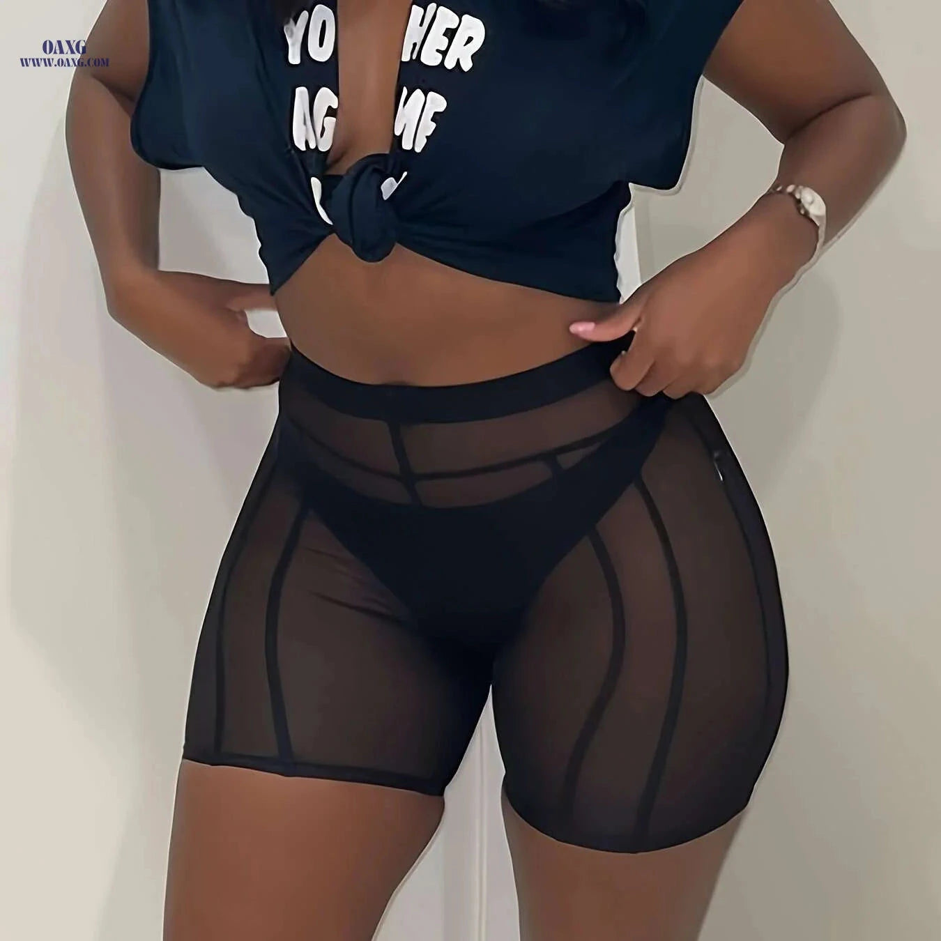 Butt-Lifting High-Waisted Leggings - Stylish and Breathable Summer Fit   OAXG 
