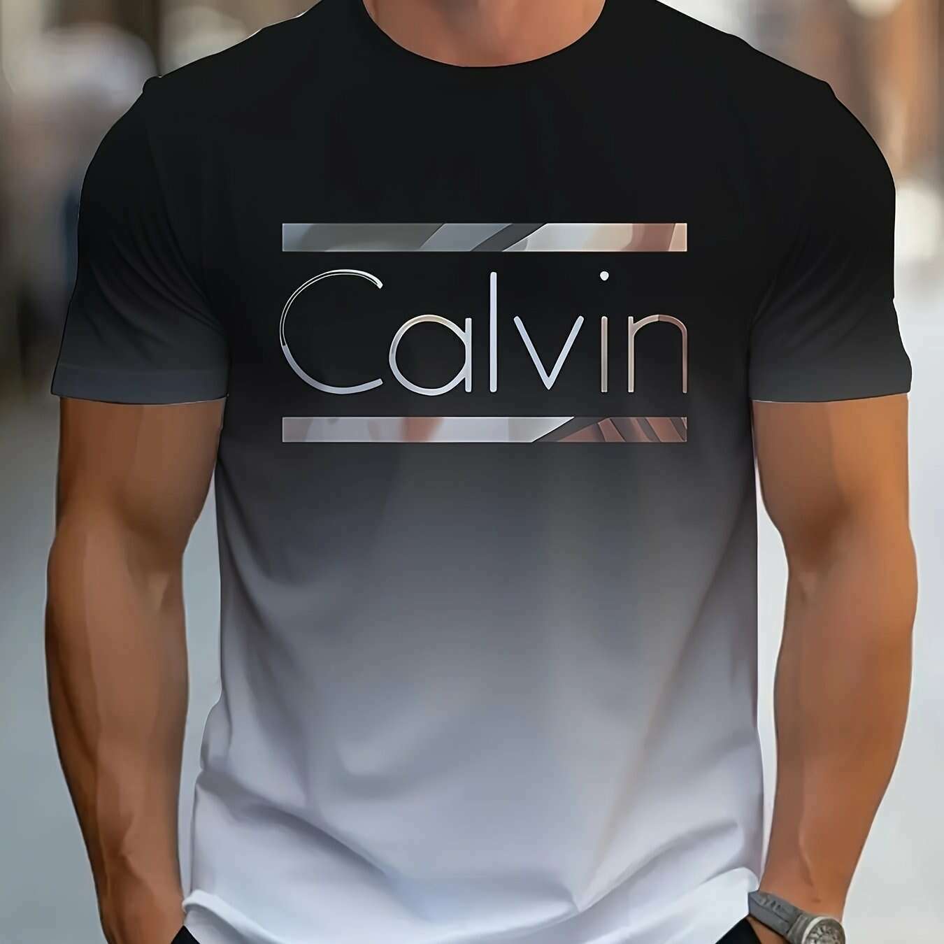 calvin-bold-letter-graphic-tee-stylish-light-blue-casual-t-shirt-oaxg-eMW