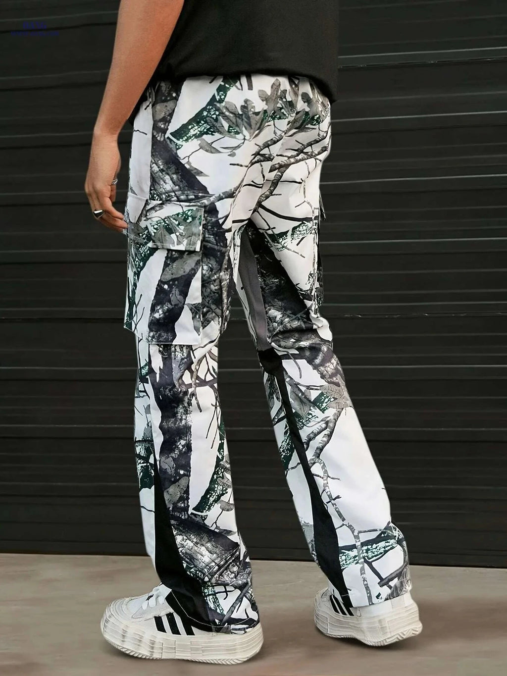 Camo Cargo Pants - Casual Streetwear for Men & Women, Multiple Pockets   OAXG 