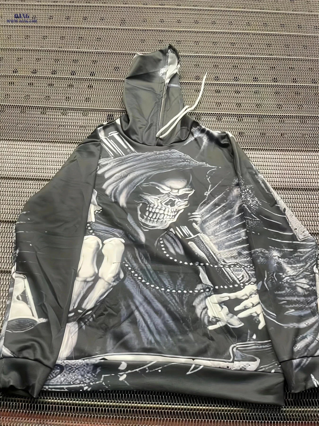 Casual 3D Hooded Pullovers for Men - Graphic Sweatshirts, Cozy Fit   OAXG Metal Black / FR L