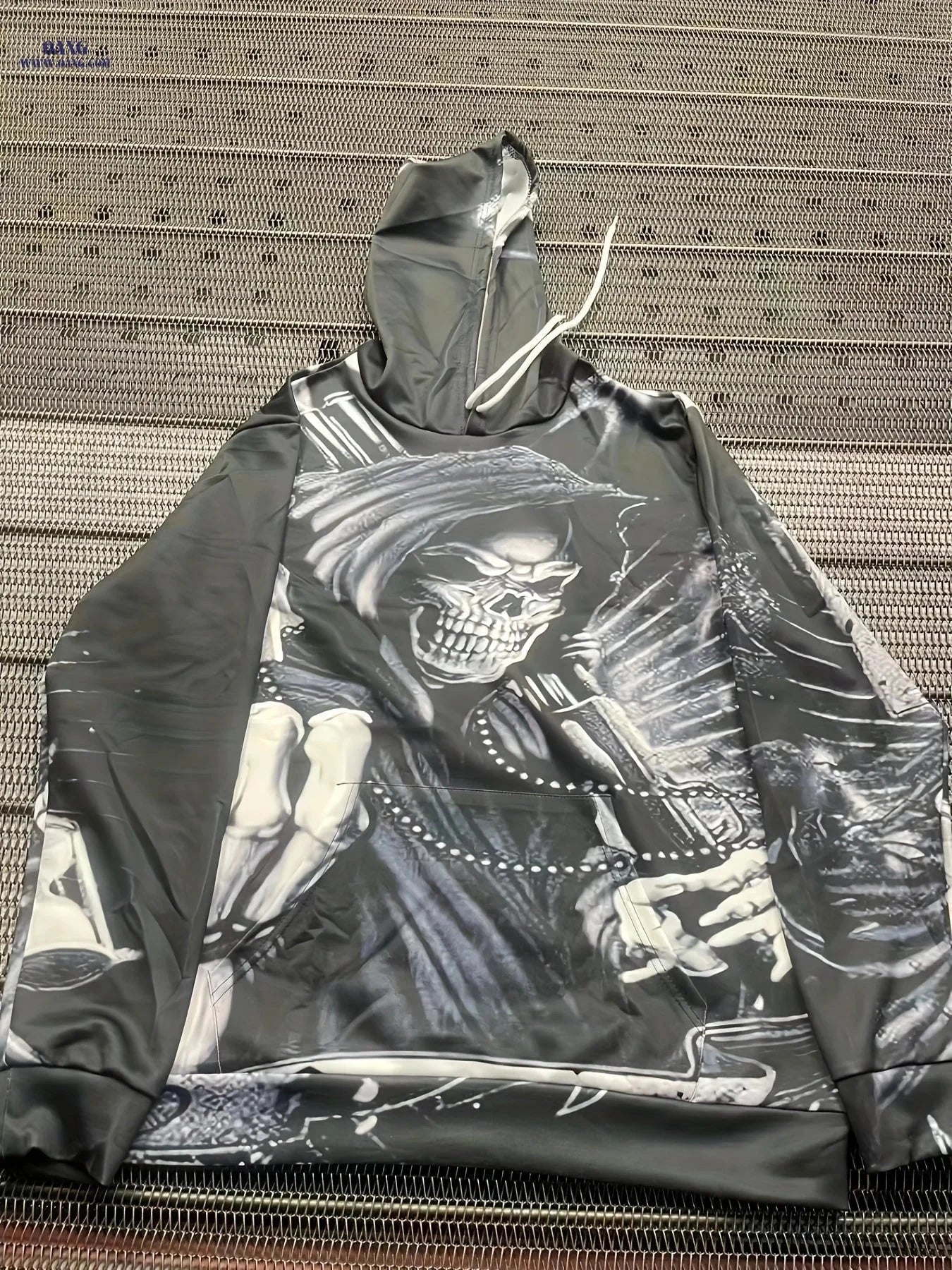 Casual 3D Hooded Pullovers for Men - Graphic Sweatshirts, Cozy Fit   OAXG Metal Black / FR L