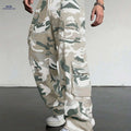 Casual Camouflage Cargo Pants for Men - Loose Fit, Multiple Pockets   OAXG 