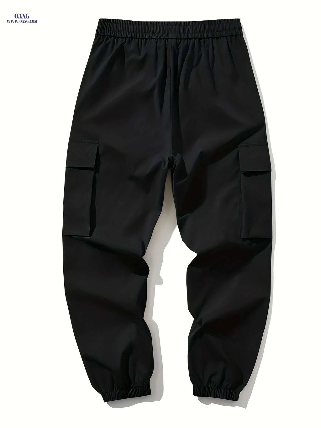 Casual Dragon Print Cargo Pants - Loose Fit with Drawstring Design   OAXG 