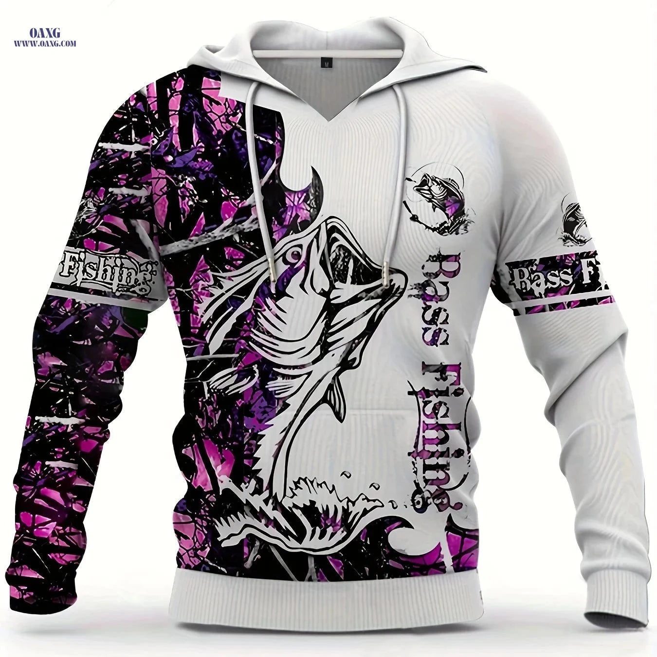 Casual Men's 3D Fish Print Hoodie - Long Sleeve Outdoor Top   OAXG 
