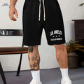 Casual Men's Fashion Print Shorts - Drawstring, Lightweight & Comfortable   OAXG 