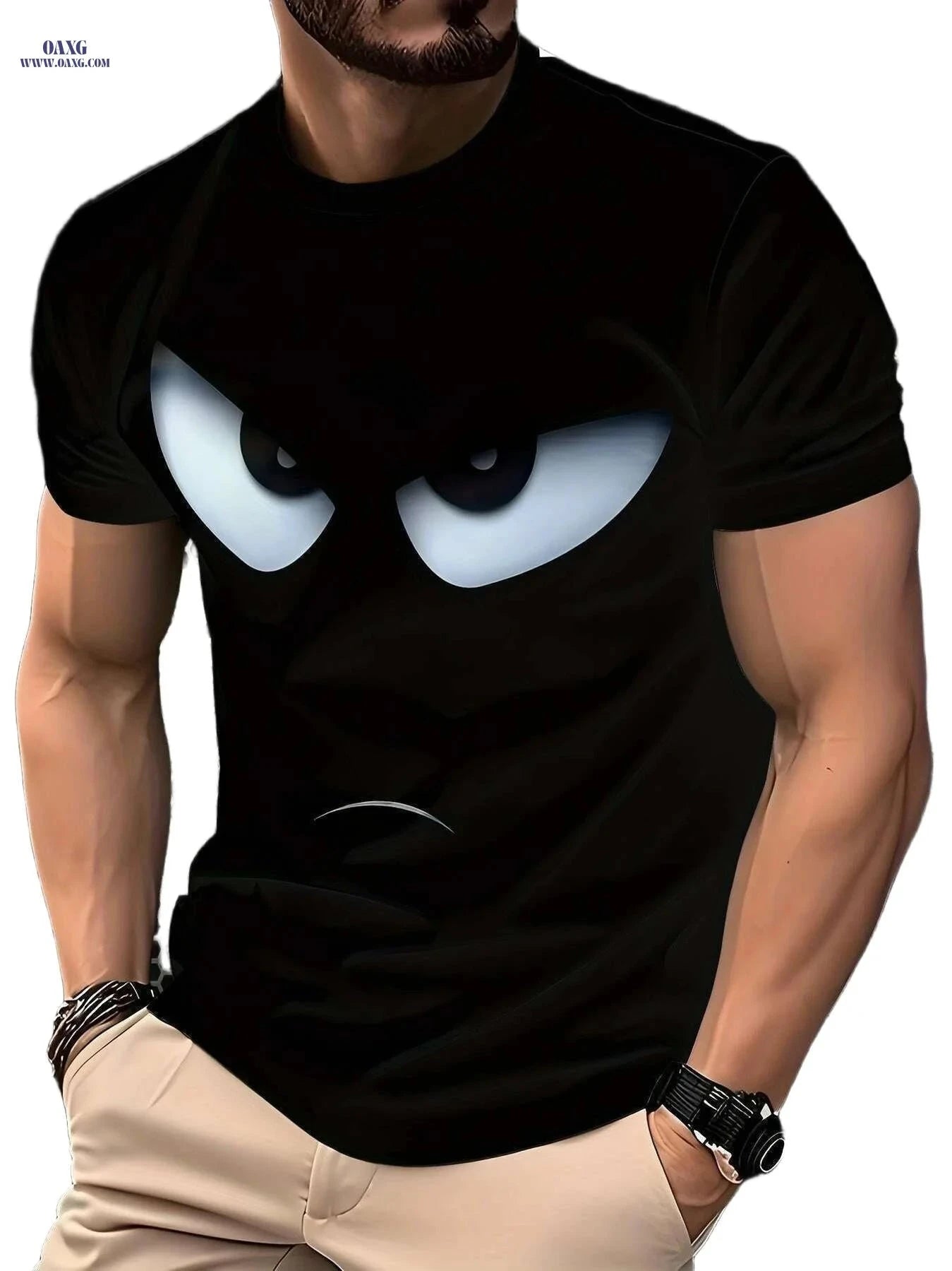 Casual Men's Fashion T-Shirt - Perfect for Outdoor and Everyday Wear   OAXG Mixed Color / S