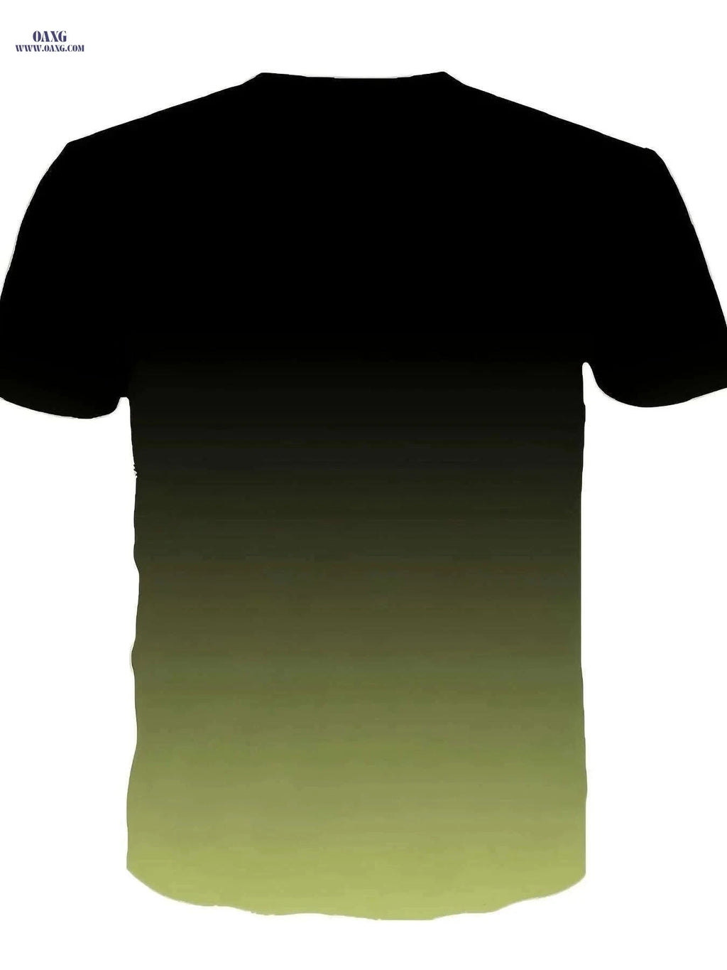 Casual Men's Gradient T-Shirt - Lightweight Crew Neck, KING Print   OAXG 