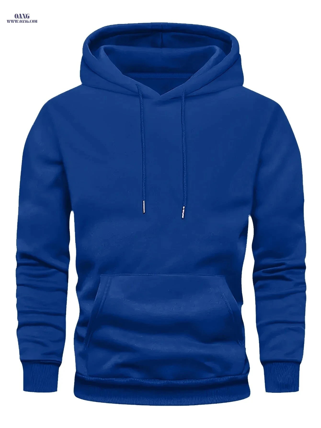 Casual Men's Hooded Sweatshirt - Lined Pullover for Spring/Fall   OAXG 