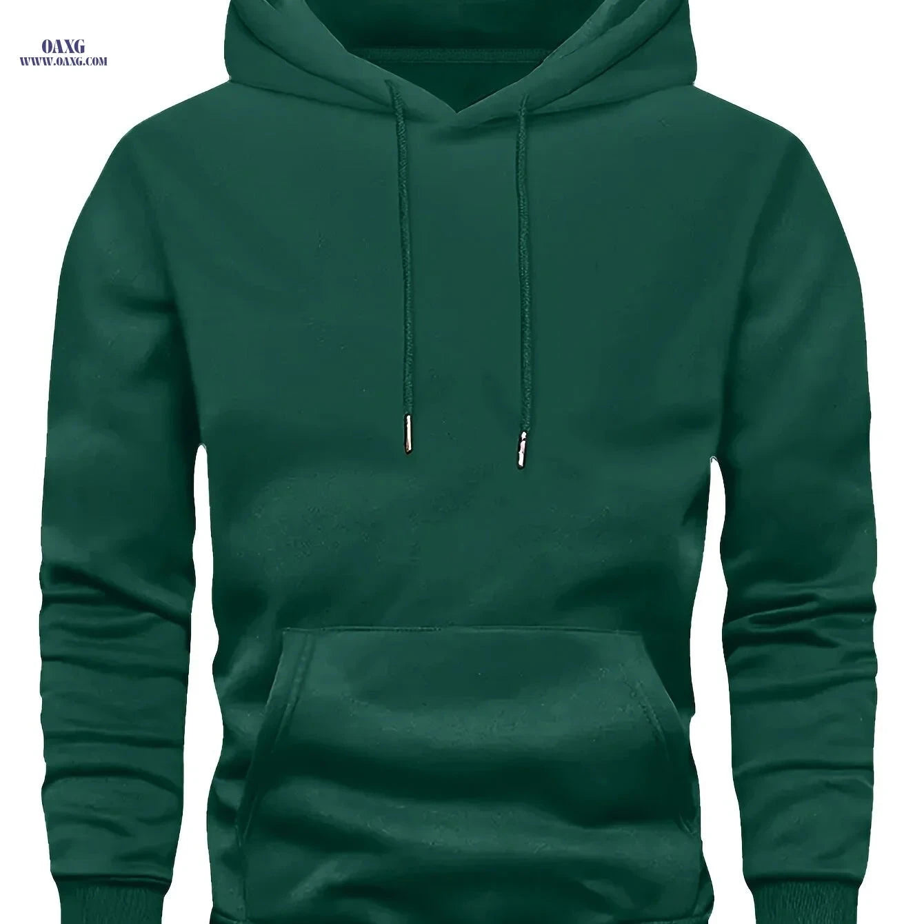 Casual Men's Hooded Sweatshirt - Lined Pullover for Spring/Fall   OAXG 