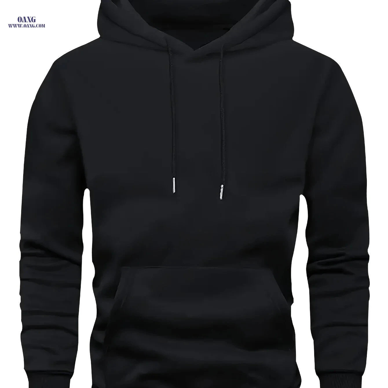 Casual Men's Hooded Sweatshirt - Lined Pullover for Spring/Fall   OAXG Royal Blue / FR S