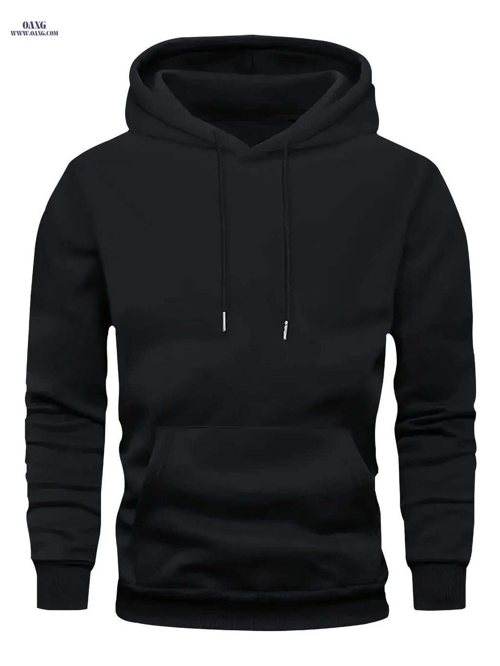 Casual Men's Hooded Sweatshirt - Lined Pullover for Spring/Fall   OAXG Royal Blue / FR S