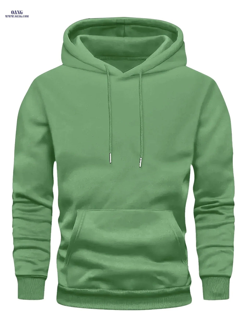 Casual Men's Hooded Sweatshirt - Lined Pullover for Spring/Fall   OAXG 