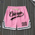 Casual Men's Polyester Chicago Shorts - Solid Color, Regular Fit   OAXG 