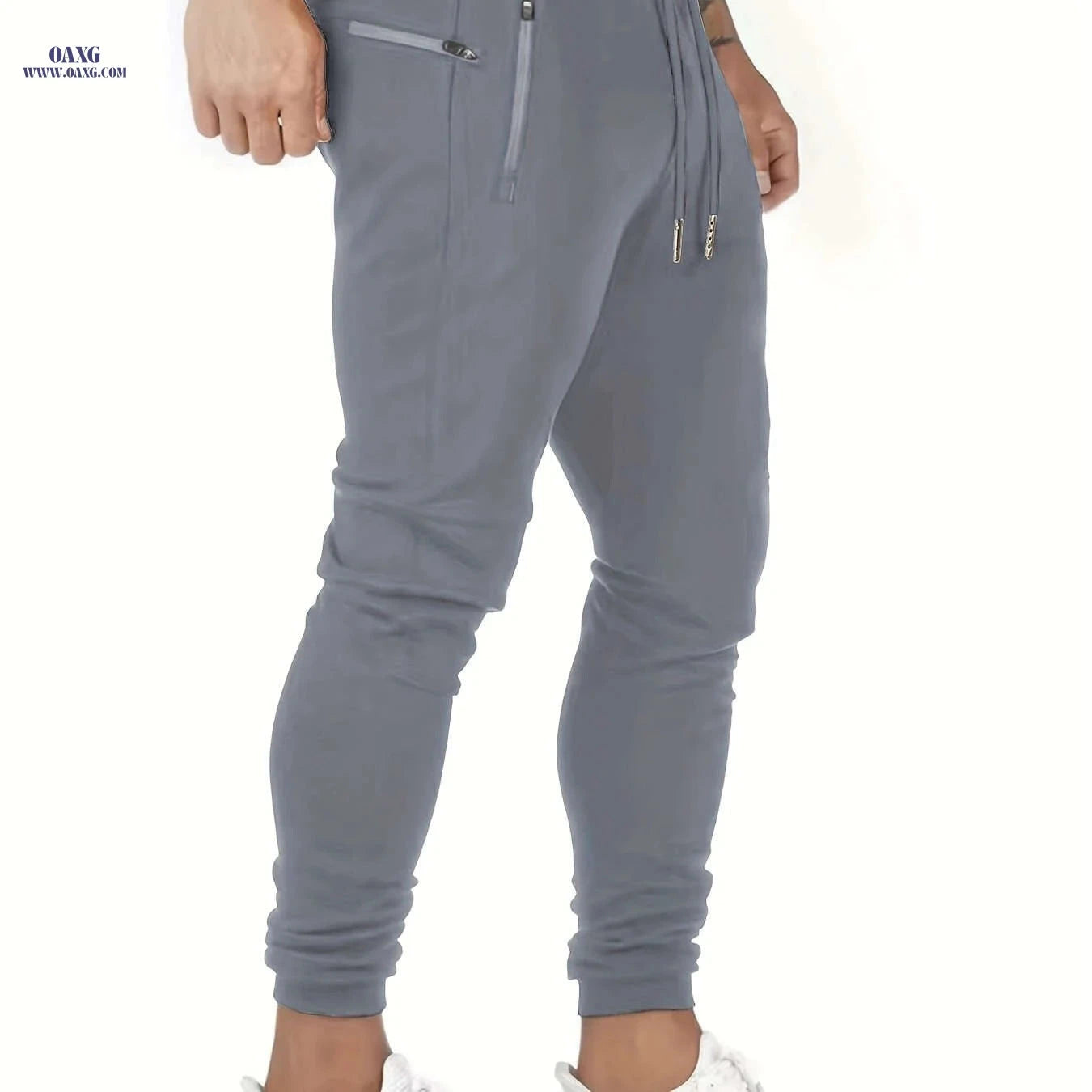 Casual Men's Sweatpants - Versatile Sports Pants for Spring & Autumn   OAXG 
