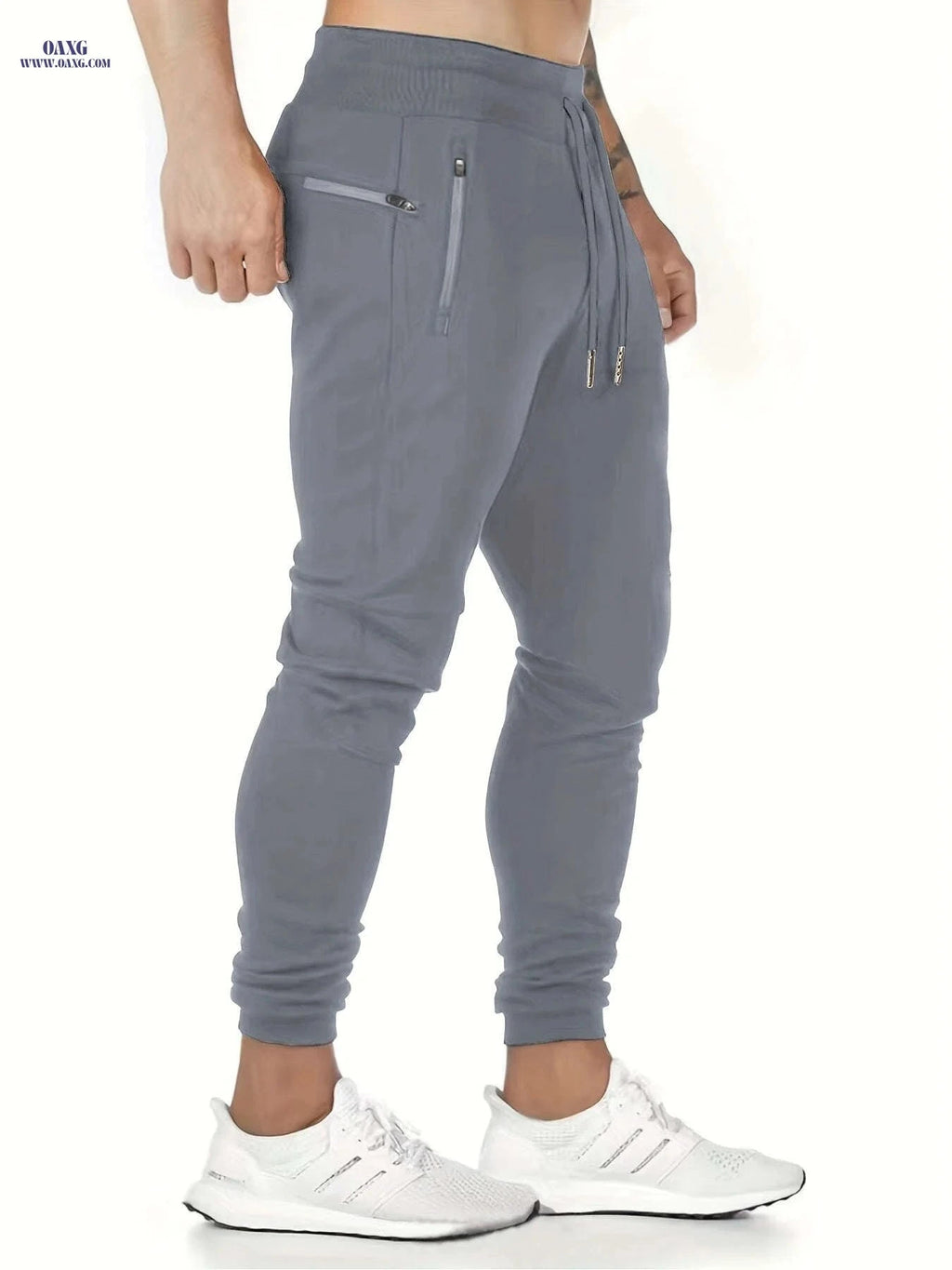 Casual Men's Sweatpants - Versatile Sports Pants for Spring & Autumn   OAXG 