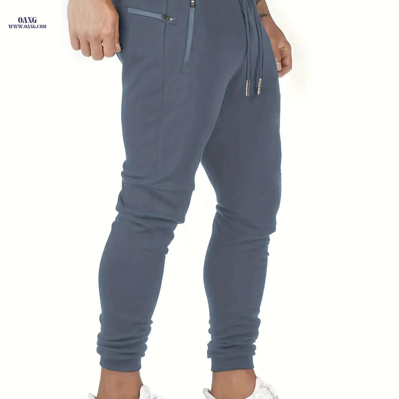 Casual Men's Sweatpants - Versatile Sports Pants for Spring & Autumn   OAXG 