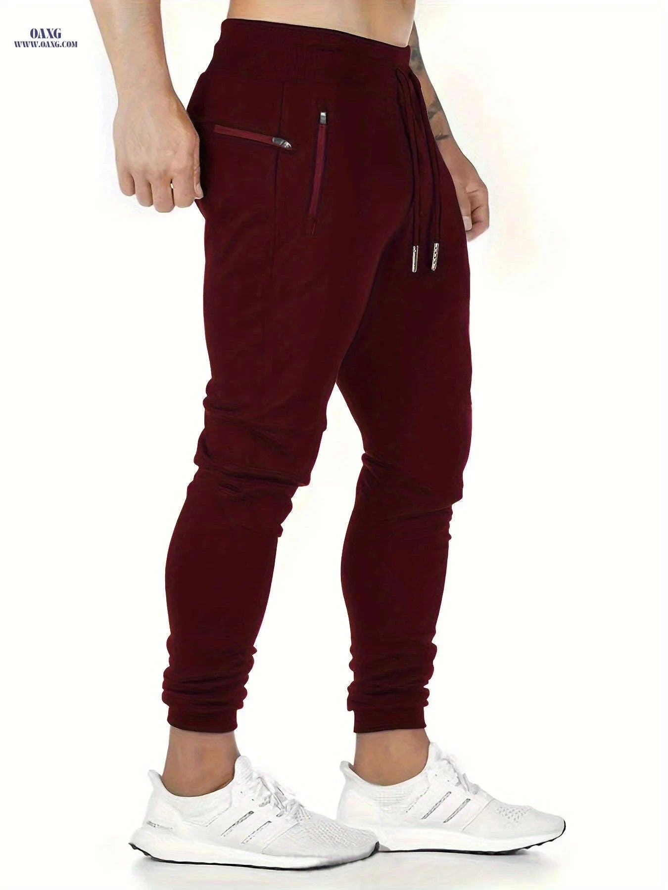 Casual Men's Sweatpants - Versatile Sports Pants for Spring & Autumn   OAXG 