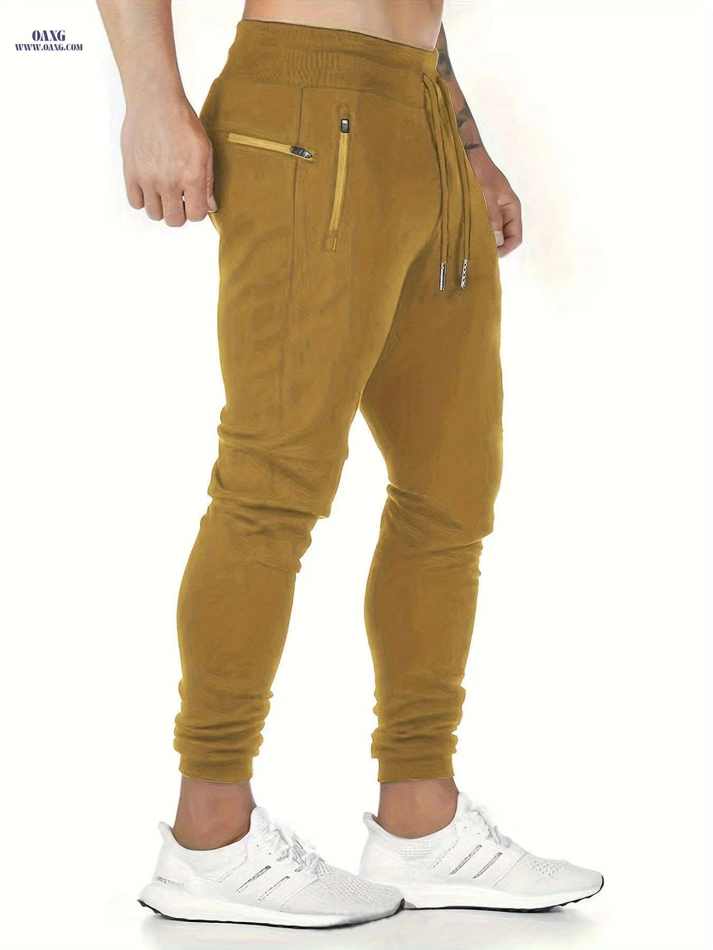 Casual Men's Sweatpants - Versatile Sports Pants for Spring & Autumn   OAXG 