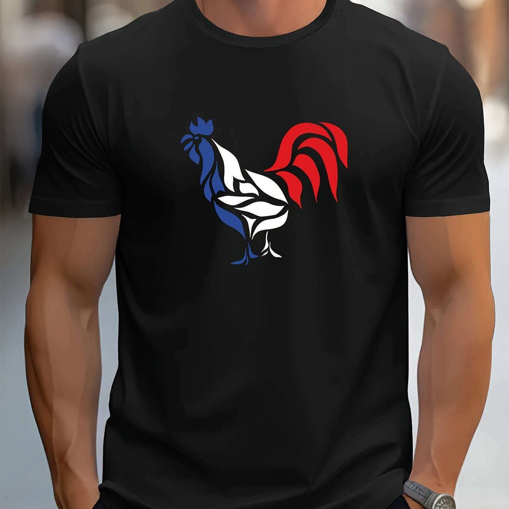 casual-men-s-t-shirt-summer-oil-painting-rooster-design-tee-oaxg-a0f