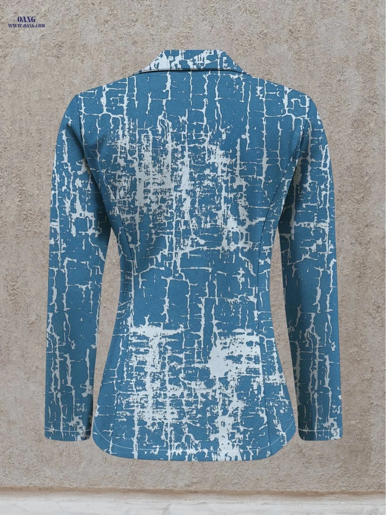 Casual Printed Pants - Elegant Floral Long Sleeve Coat for Fall   OAXG Mixed colors / S