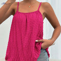 Casual Solid Color Cami Top - Women's Sleeveless Spring Style   OAXG 