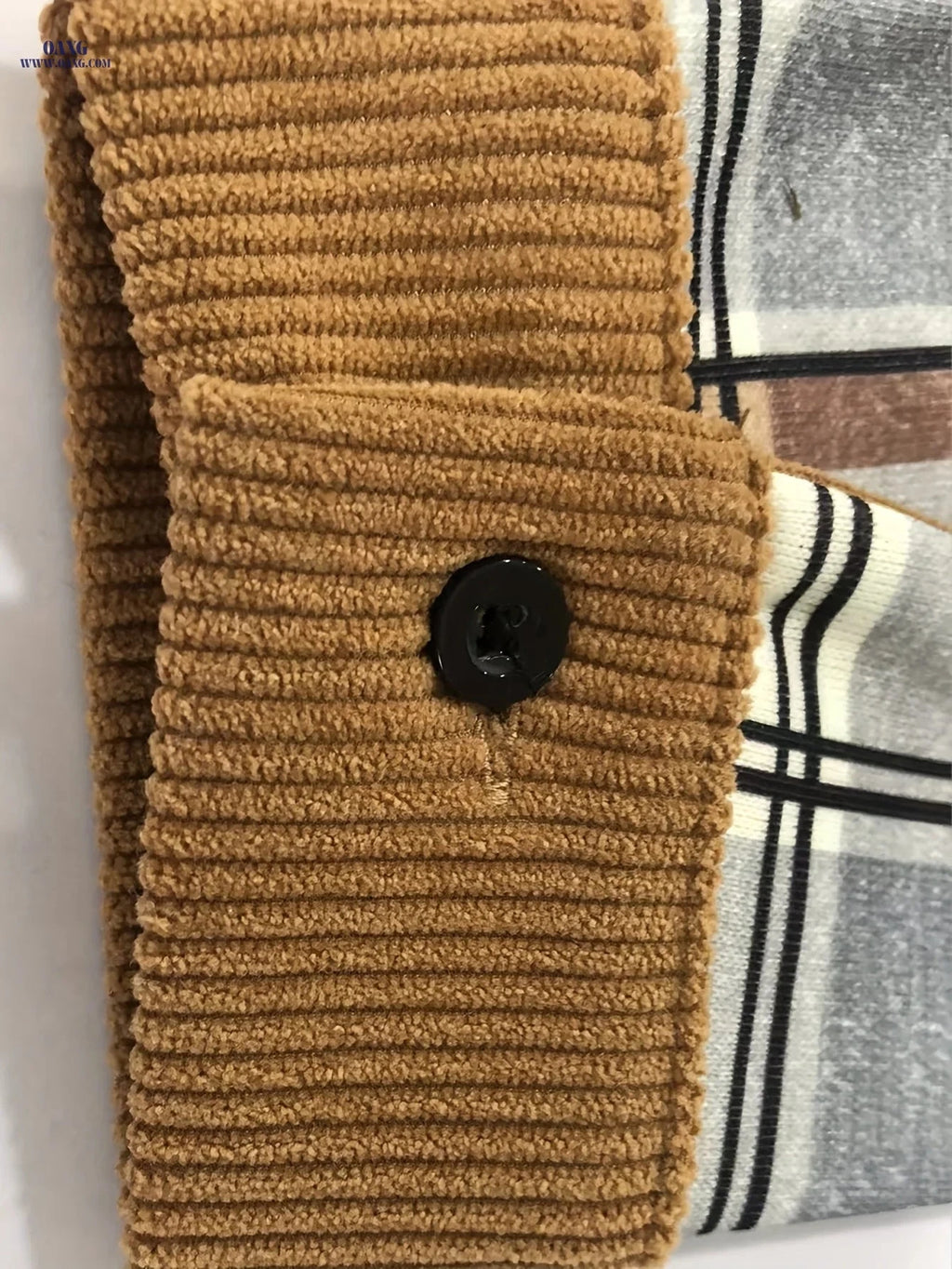 Casual Stylish Men's Jacket - Polyester, Button Closure for Fall/Winter   OAXG 