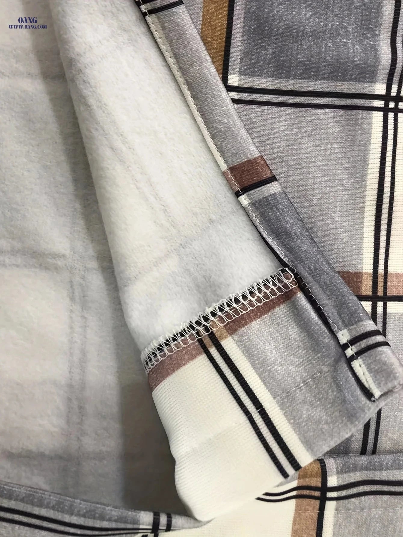 Casual Stylish Men's Jacket - Polyester, Button Closure for Fall/Winter   OAXG 