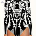 Casual Women's Fashion Clothing - 95% Polyester, Geometric Pattern   OAXG 