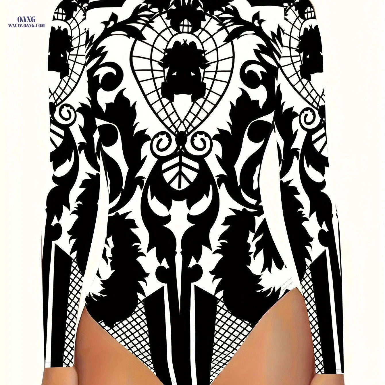 Casual Women's Fashion Clothing - 95% Polyester, Geometric Pattern   OAXG 