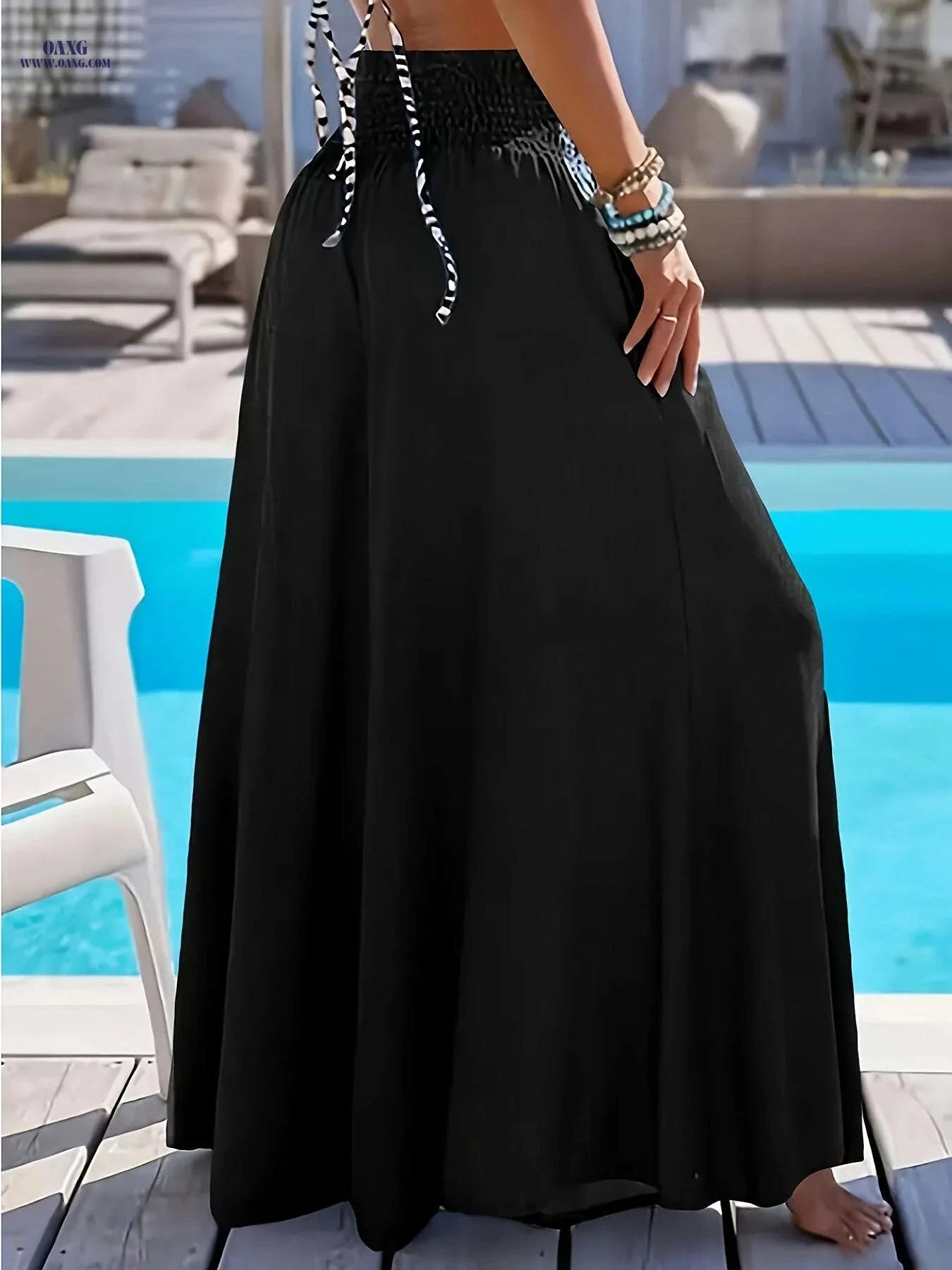 Cat Ear Directional Wide Leg Women's Clothing - Elegant Spring Style   OAXG 