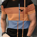 Charming Wild Geese Fly T-shirt - Comfortable Short-Sleeved Fashion   OAXG 
