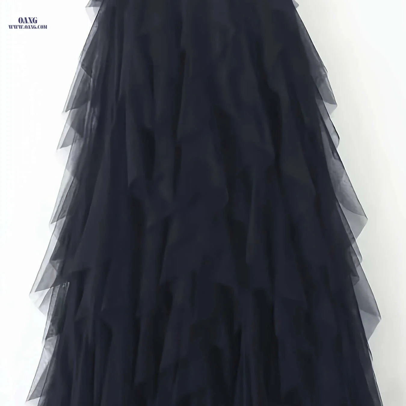 Chic Elegance High-Waist Tulle Skirt - Sheer Brown for Summer   OAXG 