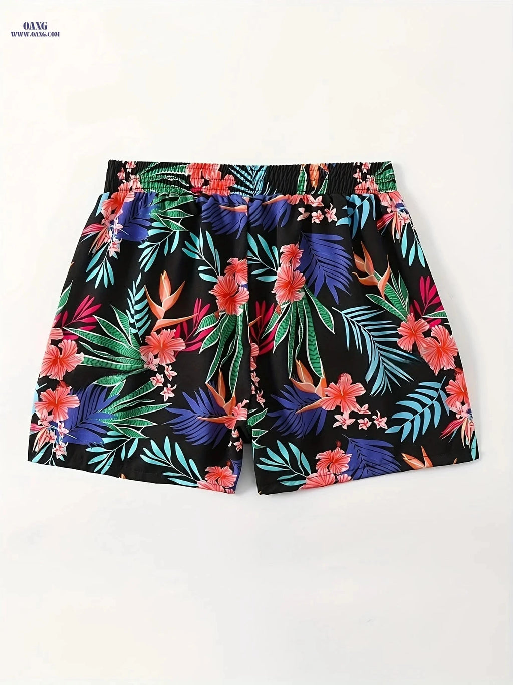 Chic Floral Print Women's High Waist Casual Shorts - Pockets   OAXG 