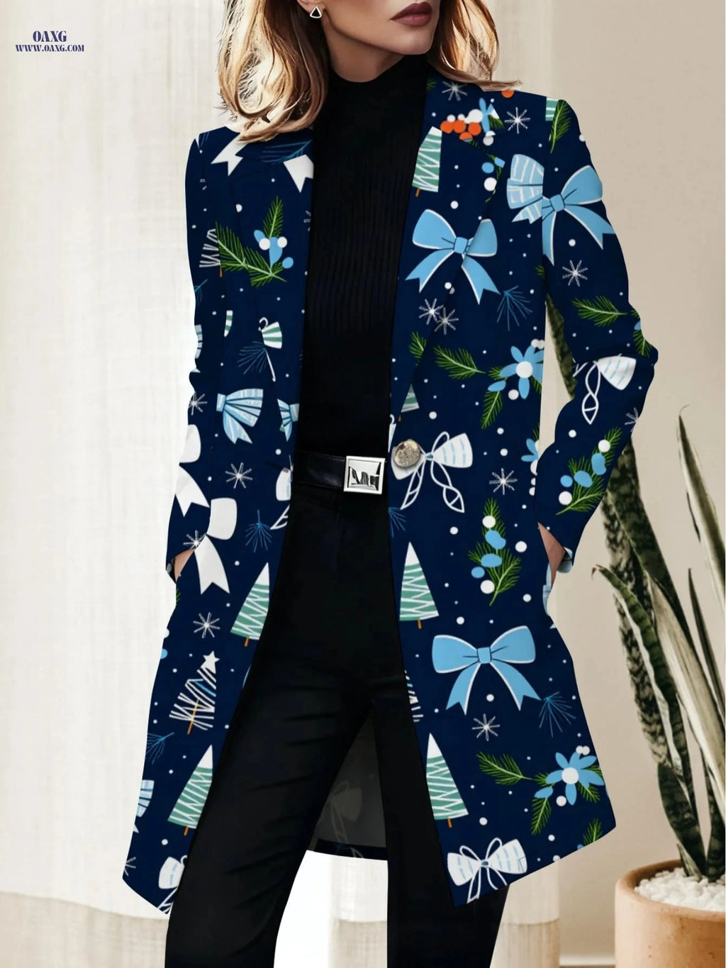 Chic Long Suits for Women - Elegant Fall Designs with Patterns   OAXG 