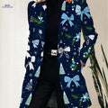 Chic Long Suits for Women - Elegant Fall Designs with Patterns   OAXG Mixed colors / S