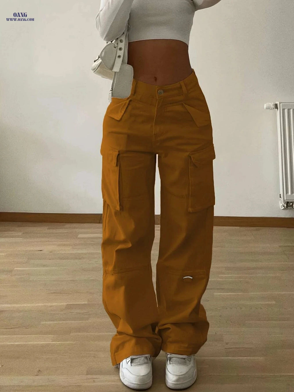 Christmas Design Flap Pocket Cargo Pants - Casual Style for All Seasons   OAXG 