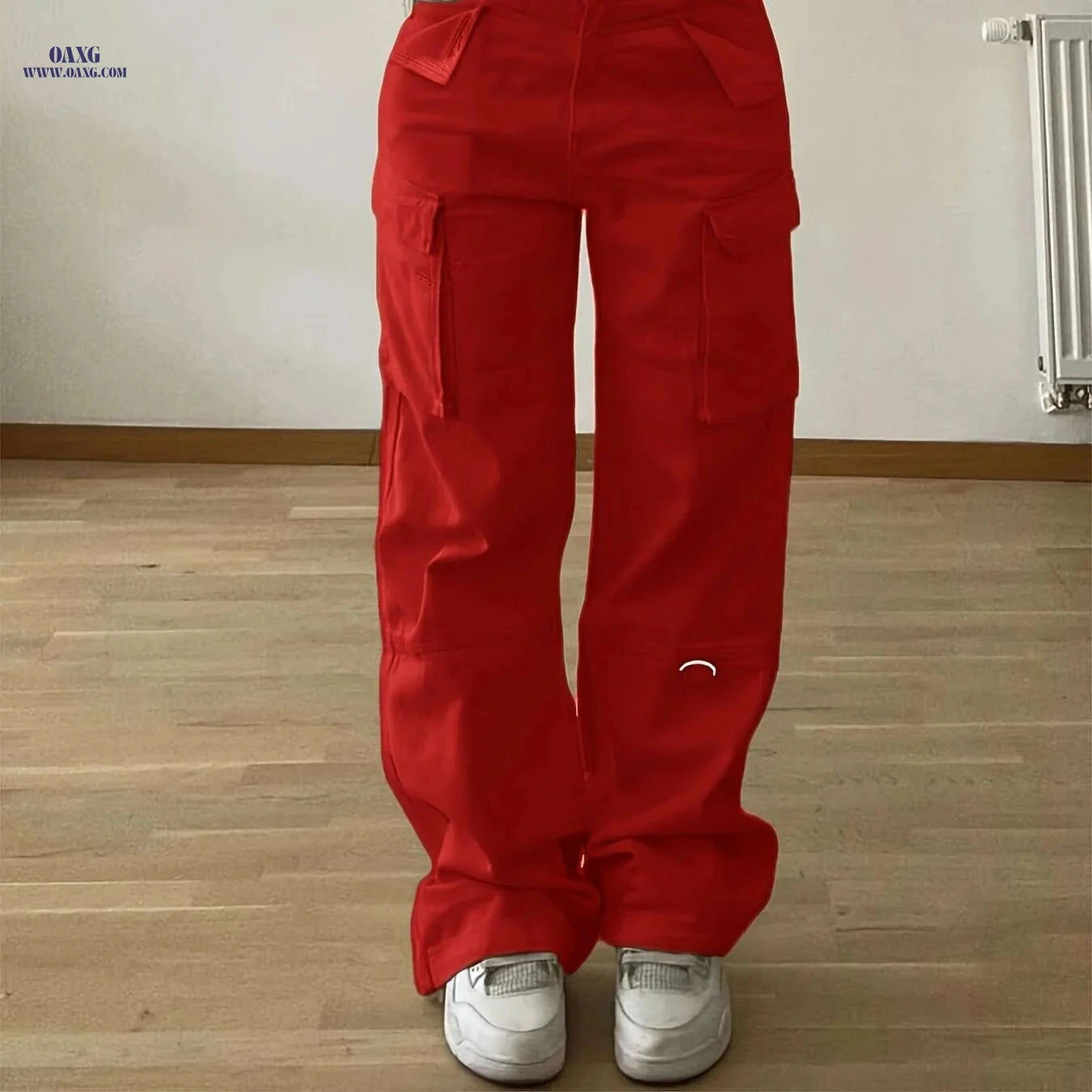 Christmas Design Flap Pocket Cargo Pants - Casual Style for All Seasons   OAXG 