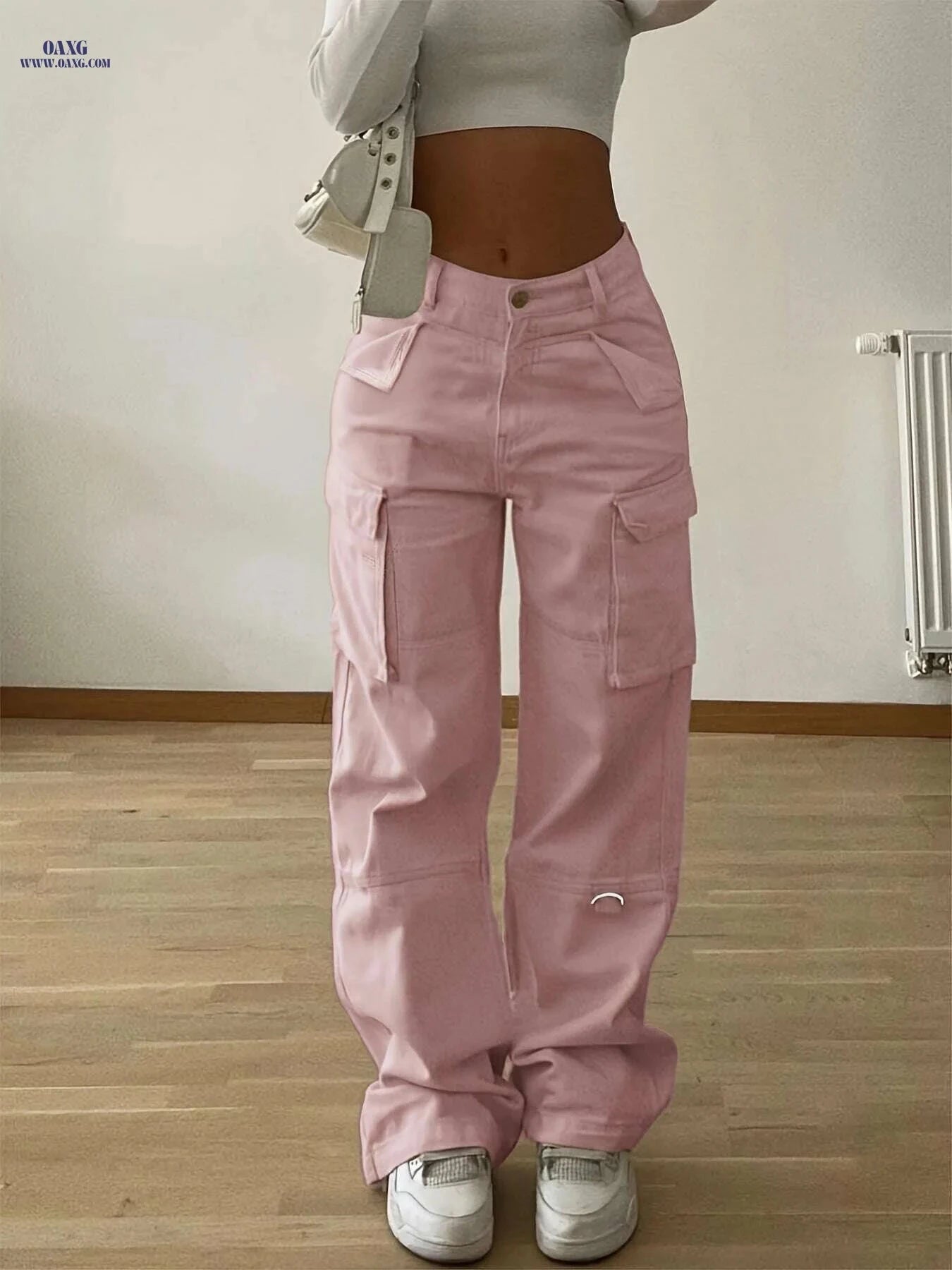 Christmas Design Flap Pocket Cargo Pants - Casual Style for All Seasons   OAXG 