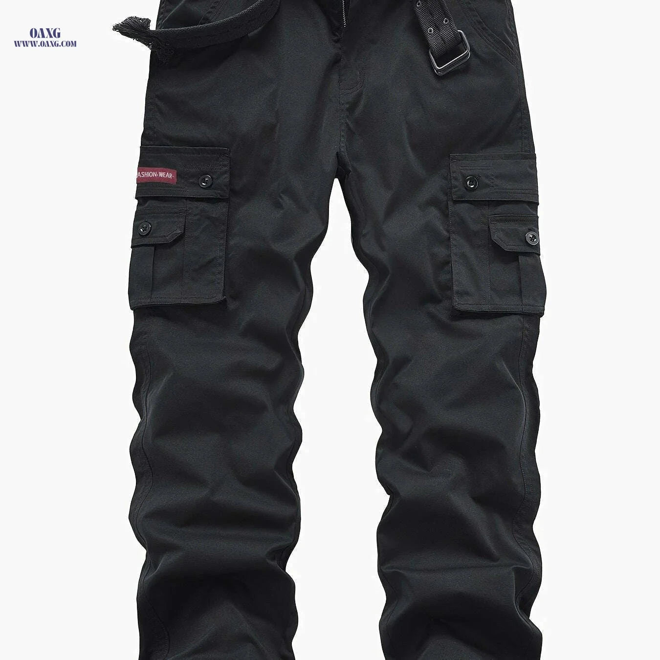 Classic Multi Flap Pocket Cargo Pants - Men’s Loose Fit for Outdoors   OAXG 