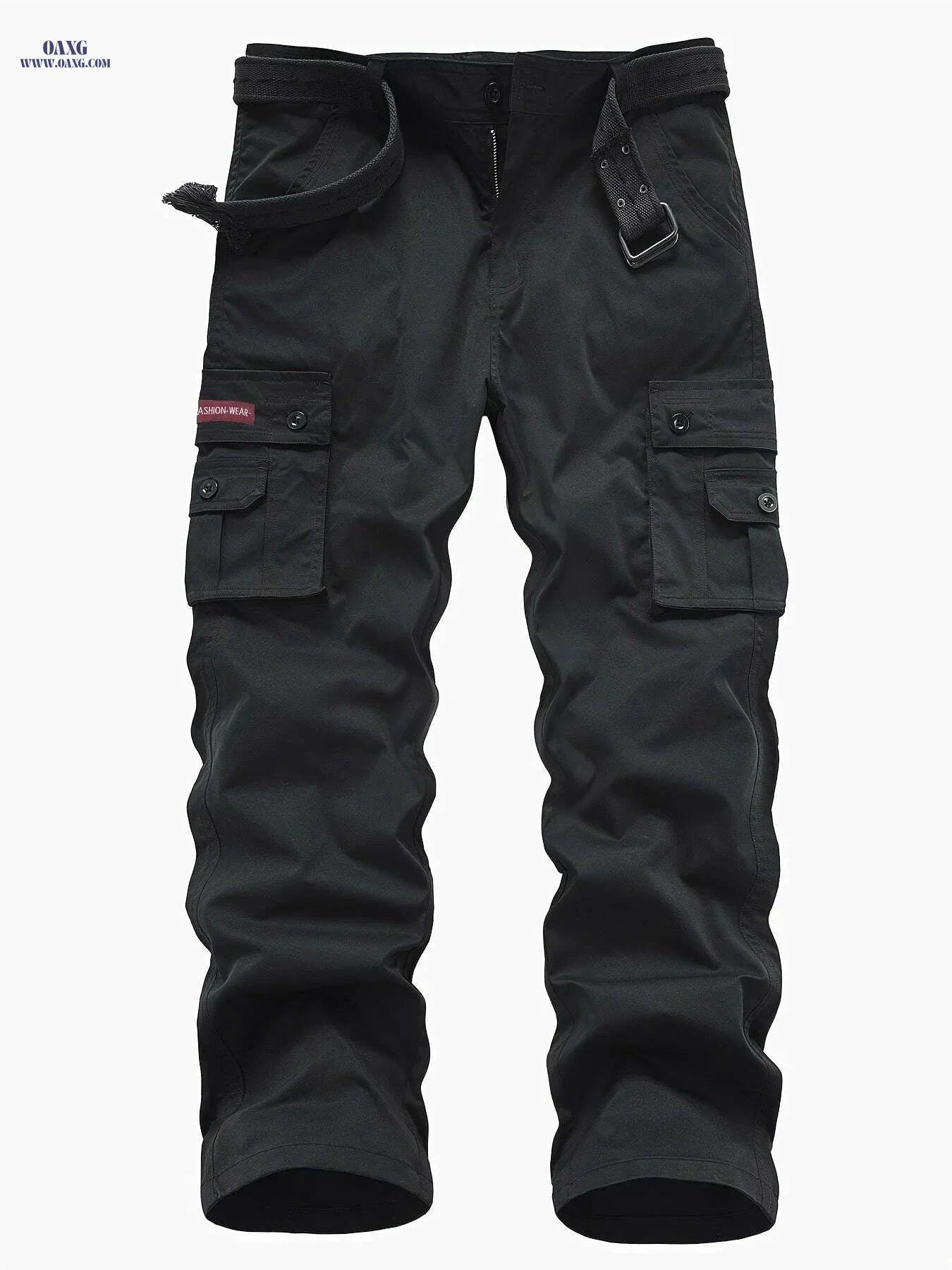 Classic Multi Flap Pocket Cargo Pants - Men’s Loose Fit for Outdoors   OAXG 