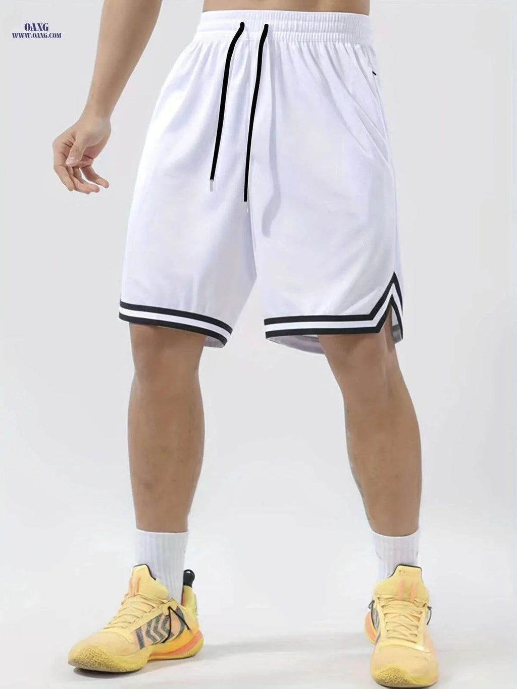 Claude’s Oversized Solid Color Shorts - High Waist, Casual Comfort   OAXG 