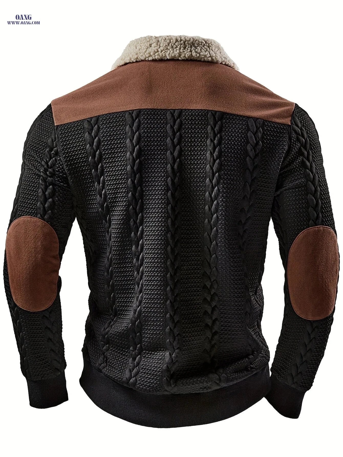 CLQWE Men's Casual Sportswear Sweater - Zipper Collar, Long Sleeve   OAXG 
