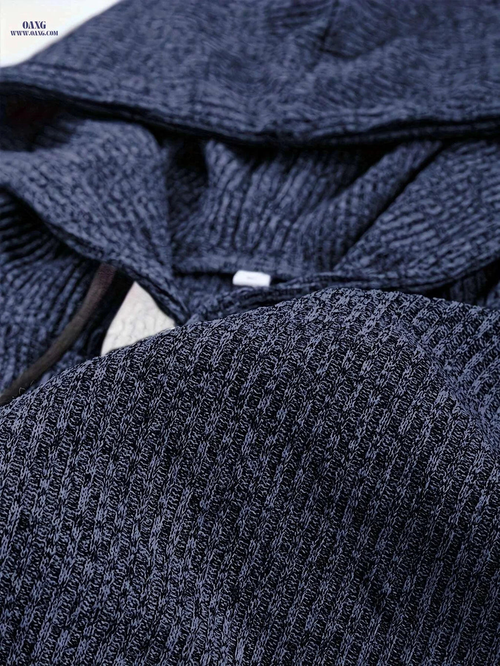 CLQWE Men's Color Block Hooded Henley Shirt - Long Sleeve Casual   OAXG Navy Blue / S