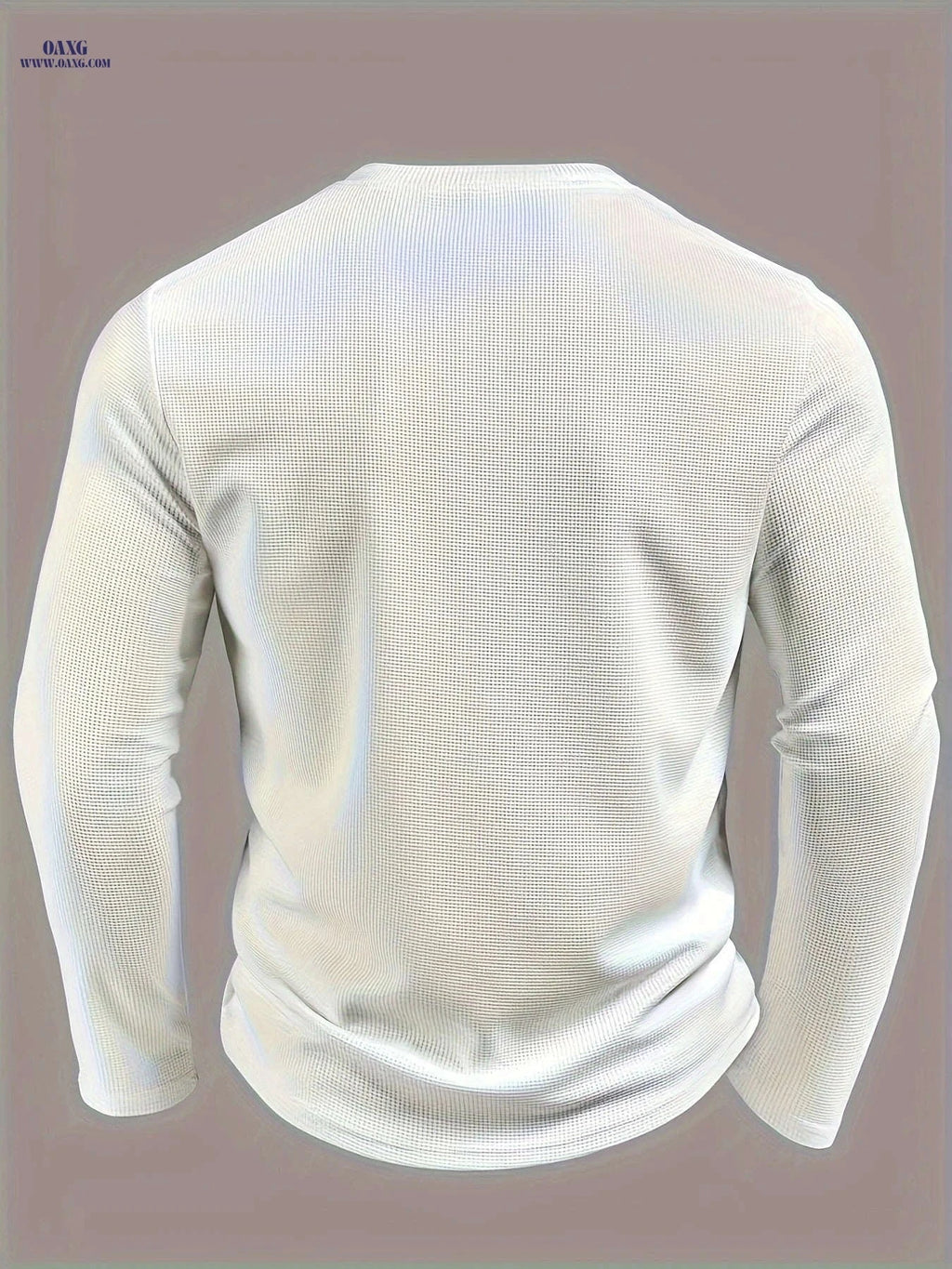 CLQWE Men's Color-Blocked Henley Shirt - Textured Waffle Casual Wear   OAXG 