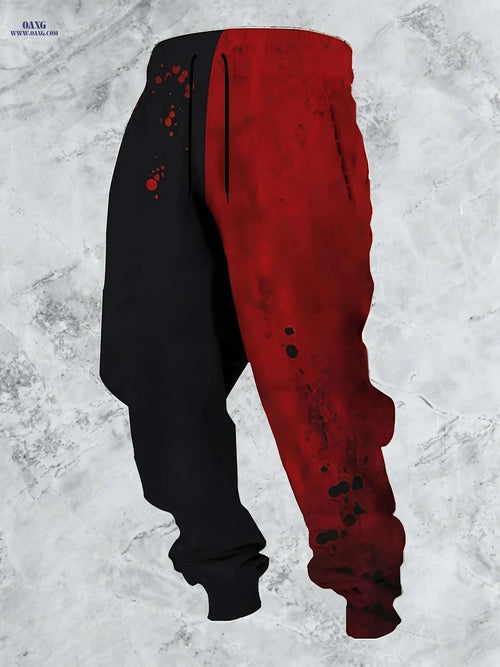 Comfort Joggers for Men - Breathable Color Block Casual Sweatpants   OAXG 