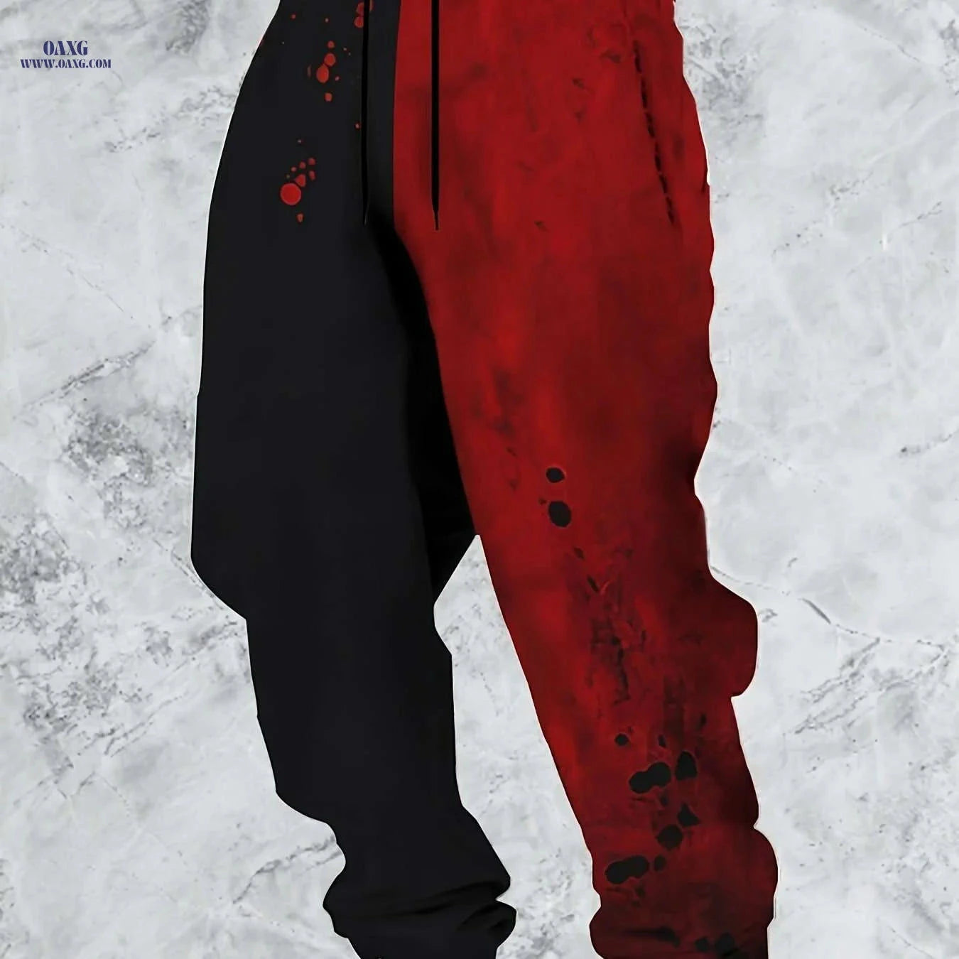 Comfort Joggers for Men - Breathable Color Block Casual Sweatpants   OAXG 