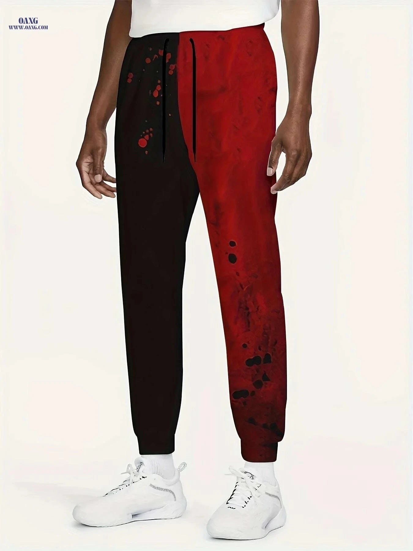 Comfort Joggers for Men - Breathable Color Block Casual Sweatpants   OAXG Multicolor / S